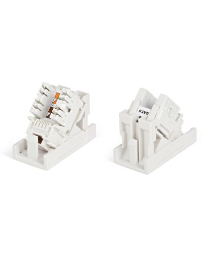 SIP2K-C6-M45-22.5. Вставка 45x22,5 с наклонным модулем RJ-45 категории 6. Hyperline в Керчи
