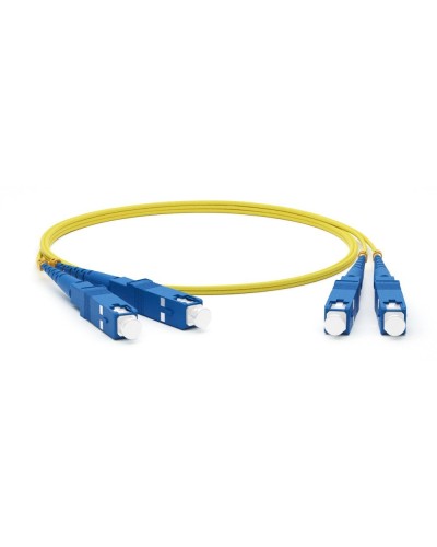FC-D2-9-SC/UR-SC/UR-H-3M-LSZH-YL. Патч-корд волоконно-оптический одномодовый. Hyperline в Керчи