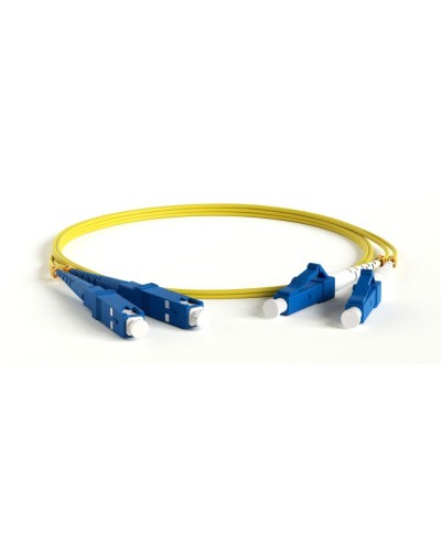 FC-D2-9A1-LC/UR-SC/UR-H-1M-LSZH-WH. Патч-корд волоконно-оптический LC-SC. Hyperline в Керчи