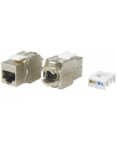 KJ8-8P8C-C6A-180-TLS-SH-F-WH. Вставка Keystone Jack RJ-45. Hyperline в Керчи