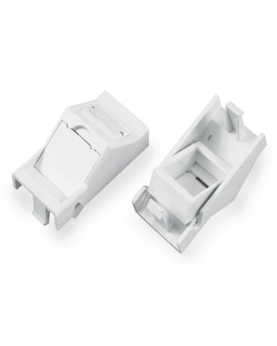 SIP2A-1K-M45-22.5. Вставка угловая 45x22.5 (аналог Mosaic) для 1 модуля формата Keystone Jack. Hyperline в Керчи