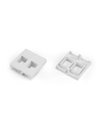 SIP2-2N-M45-45. Вставка 45x45 (аналог Mosaic) для 2х модулей формата Keystone Jack. Hyperline в Керчи
