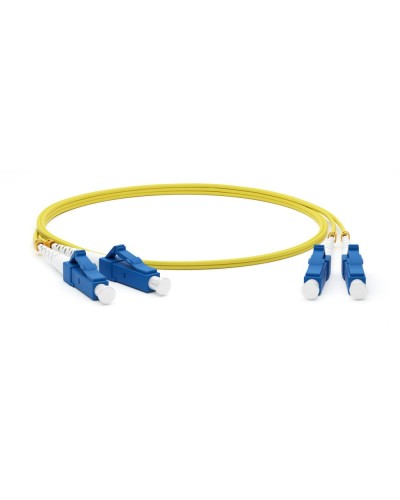 FC-D2-9-LC/UR-LC/UR-H-5M-LSZH-YL. Патч-корд волоконно-оптический одномодовый. Hyperline в Керчи