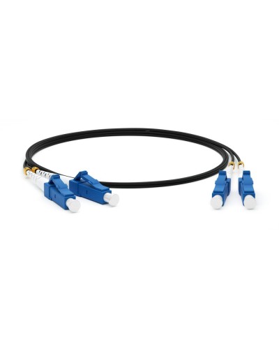 FC-D2-9-LC/UR-LC/UR-H-3M-LSZH-BK. Патч-корд волоконно-оптический одномодовый. Hyperline в Керчи
