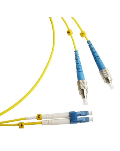 FC-D2-9-FC/UR-LC/UR-H-3M-LSZH-YL. Патч-корд волоконно-оптический FC/UPC-LC/UPC. Hyperline в Керчи