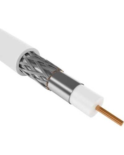 GENERICA RG6 CCS 75Ом FPE PVC белый (CC1-R6F1-111-300-G). Кабель коаксиальный омедненный. IEK в Керчи