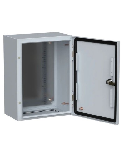 ЩМП-40.30.20 УХЛ1 IP66 400x300x200 TITAN 5 (TI5-10-N-040-030-020-66). Шкаф металлический с монтажной платой. IEK в Керчи