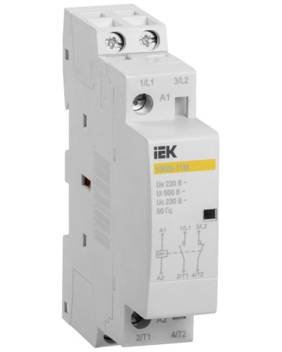 Контактор модульный КМ20-11M AC (MKK11-20-11). Контактор модульный. IEK в Керчи