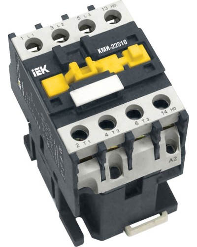 Контактор КМИ-22510 25А 230В/АС3 1NO (KKM21-025-230-10). Контактор. IEK в Керчи