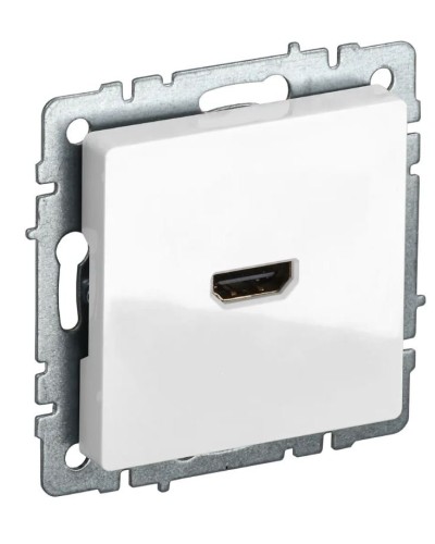 Розетка HDMI РHDMI-0-БрБ белая BRITE (BR-H10-K01). Розетка HDMI. IEK в Керчи