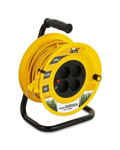 УК30 4 места, 30м (WKP23-06-04-30). Удлинитель на катушке Garden. IEK в Керчи
