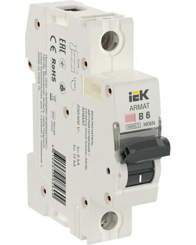 M06N 1P B 6А 6кА ARMAT (AR-M06N-1-B006). Автоматический выключатель. IEK в Керчи