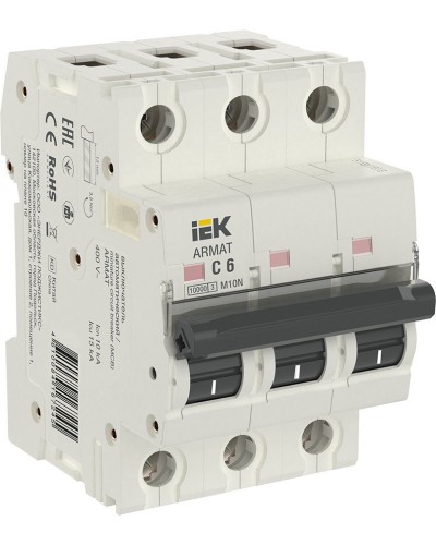 M10N 3P C 6А 10кА ARMAT (AR-M10N-3-C006). Автоматический выключатель. IEK в Керчи