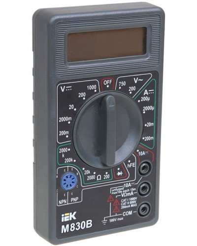 Мультиметр цифровой Universal M830B (TMD-2B-830). Мультиметр цифровой. IEK в Керчи