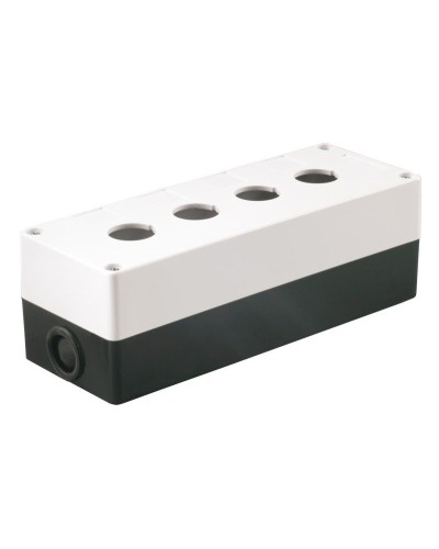 Корпус КП104 для кнопок 4 места белый (BKP10-4-K01). Корпус для кнопочных постов. IEK в Керчи