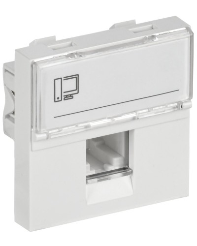 Розетка RJ45 кат.6 PRIMER РКИ-20-00-П-6 белый IEK (PR-KK40D-RI-0-2-1C06U-K01). Розетка RJ-45. IEK в Керчи