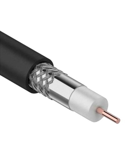 GENERICA RG11 CCS 75Ом FPE PVC черный (CC1-R1F1-119-300-G). Кабель коаксиальный омедненный. IEK в Керчи