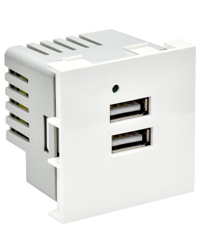 Розетка USB A+A 4,2А PRIMER РКЮ-23-40-П белый IEK PR-KK40D-RU-0-2-AA-K01). Розетка USB. IEK в Керчи