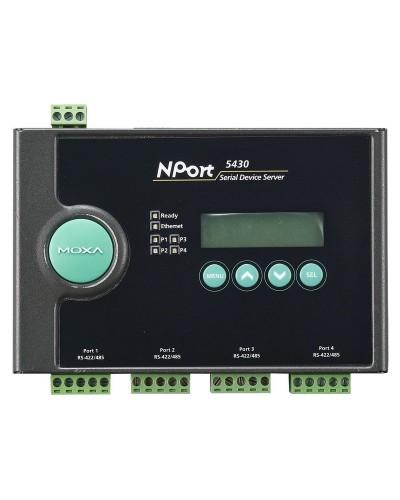 NPort 5430. 4-портовый асинхронный сервер. MOXA в Керчи