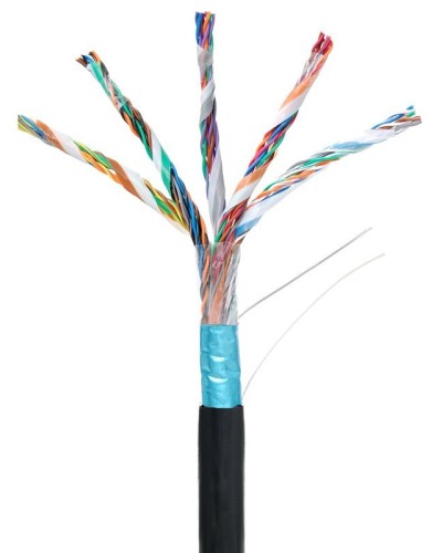 F/UTP 25pair, Cat5, Out, PE (EC-UF025-5-PE-BK-3). Кабель «витая пара» (LAN) для структурированных систем связи. NETLAN в Керчи