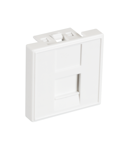 EC-IMF-1-WT-10 (10шт). Вставка 45x45 (Mosaic) для 1 модуля Keystone Jack. NETLAN в Керчи