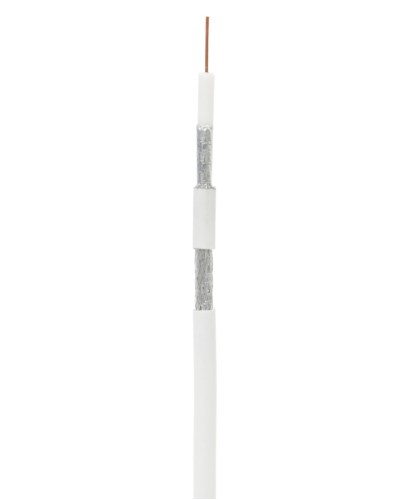 RG-11 CCS, In, PVC (EC-C2-21123A-WT-3). Кабель коаксиальный омедненный. NETLAN в Керчи