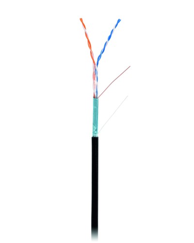 F/UTP 2pair, Cat5, Out, PE (EC-UF002-5-PE-BK). Кабель «витая пара» (LAN) для структурированных систем связи. NETLAN в Керчи
