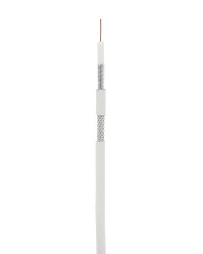 RG-6 CCS, In, PVC (UEC-C2-32123A-WT-3). Кабель коаксиальный омедненный. NETLAN в Керчи