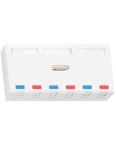 NMC-MB6P-ST-WT. Корпус настенной розетки. NIKOMAX в Керчи