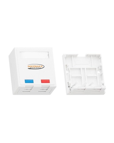 NMC-MB2P-ST-WT. Корпус настенной розетки. NIKOMAX в Керчи