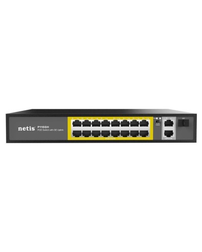 Netis P116GH. Коммутатор сетевой PoE неуправляемый. Netis в Керчи