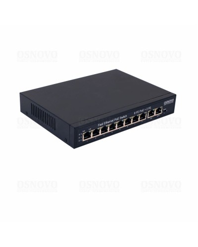 SW-21000(120W). Коммутатор 10-портовый  Fast Ethernet с PoE. OSNOVO в Керчи