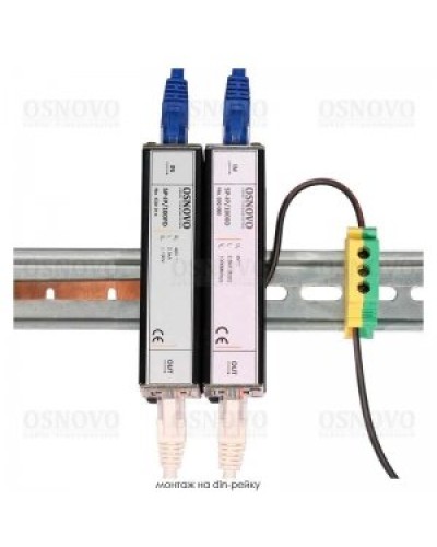 SP-IP/1000D. Устройство грозозащиты цепей Ethernet. OSNOVO в Керчи
