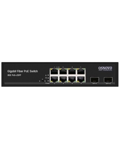 SW-80802(150W). Промышленный PoE коммутатор Gigabit Ethernet на 10 портов. OSNOVO в Керчи