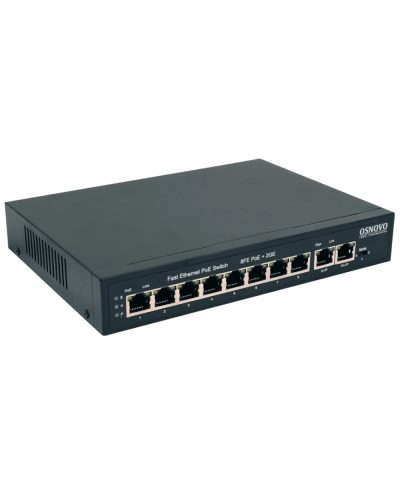 SW-20820(120W). Коммутатор 10-портовый  Gigabit Ethernet с PoE. OSNOVO в Керчи