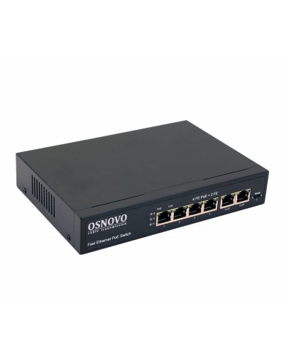 SW-20600(80W). Коммутатор 6-портовый  Fast Ethernet с PoE. OSNOVO в Керчи