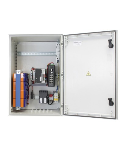 OSP-46TB1(SW-80802/ILS(port 90W)). Уличный коммутатор с PoE. OSNOVO в Керчи
