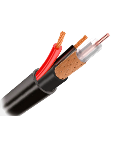 КВК-П 2х0.75 (outdoor) CCA Light. Кабель комбинированный для систем видеонаблюдения. Optimus в Керчи