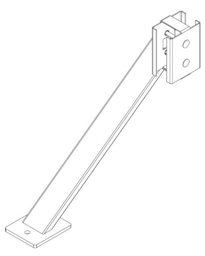 PERCo-MB-16.9. Упор для стоек секции ограждения. PERCo в Керчи