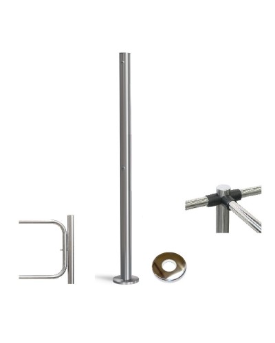 PERCo-BH02 2-16 с крышкой. Стойка с отверстием под стопорный механизм поворотной секции. PERCo в Керчи