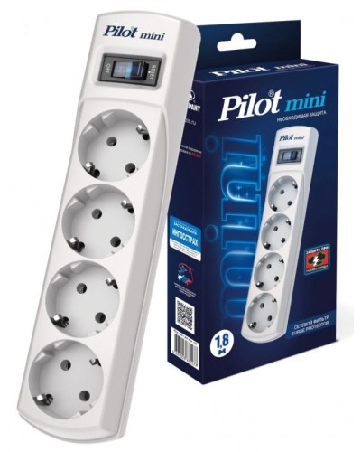 Pilot mini 10м. Сетевой фильтр. Pilot в Керчи