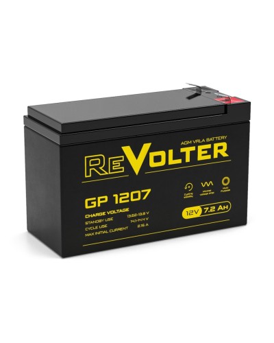 Revolter GP 1207. Аккумулятор автомобильный герметичный свинцово-кислотный. Revolter в Керчи