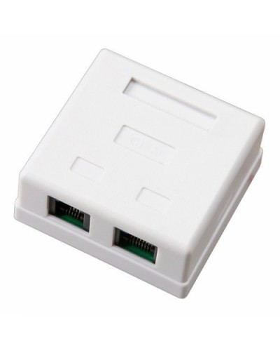 Розетка компьютерная внешняя 2-порта, UTP RJ-45 (8P8C), CAT 5e REXANT (03-0151): Розетка RJ-45 в Керчи
