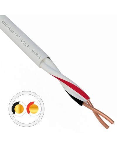 КПСВВнг(А)-LSLTx 1х2х0,75 REXANT (01-4871). Кабель для систем передачи данных пониженной пожароопасности c низким дымо- и газовыделением, с низкой токсичностью продуктов горения. Rexant в Керчи