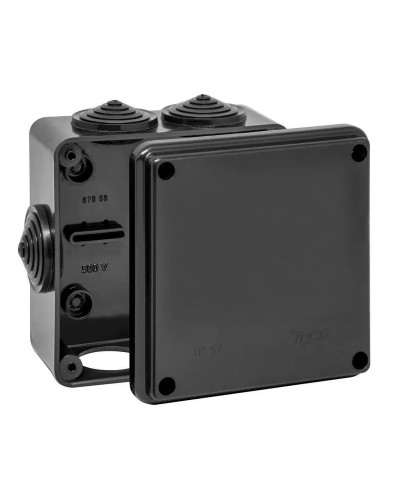 Коробка TYCO ОП 100х100х50мм УХЛ1 IP54 черный (67050Ч). Коробка распределительная. RuVinil в Керчи