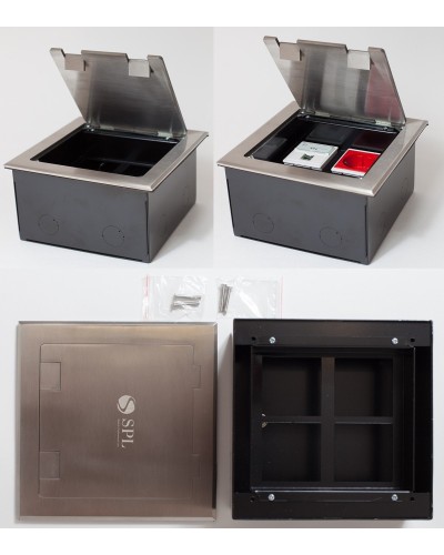 Люк на 4 поста (45х45), из нержавеющей стали, с коробкой, IP40 (300014). Люк. SPL в Керчи