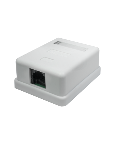Розетка настенная RJ-45, 8P8C, Cat.5e, 1 порт UTP (10-0307): Компьютерная розетка в Керчи