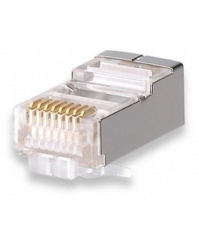 Коннекторы 8P8C FTP Cat.5e 3U (RJ-45) (100шт) (10-0201). Разъем RJ-45. SUPRLAN в Керчи