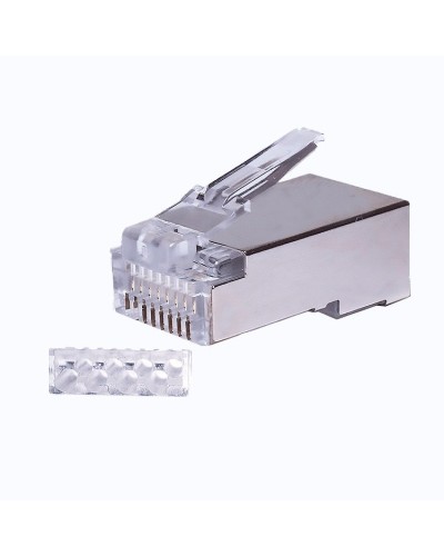 Коннекторы 8P8C FTP Cat.6 3U (RJ-45) (100шт) (10-0202). Разъем RJ-45. SUPRLAN в Керчи