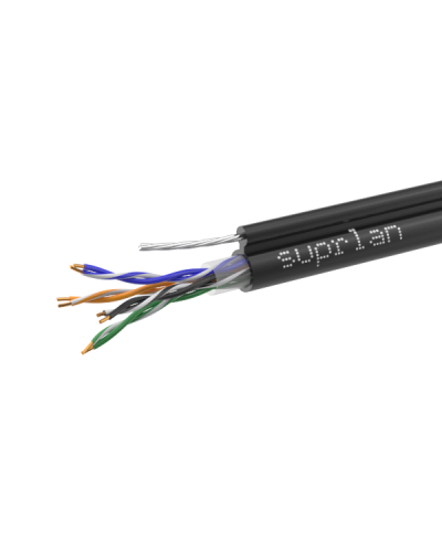 UTP Cat.5e 4x2xAWG24 Cu PE Outdoor T-FG8 (трос) Standard (01-0322-1). Кабель «витая пара» (LAN) для структурированных систем связи. SUPRLAN в Керчи